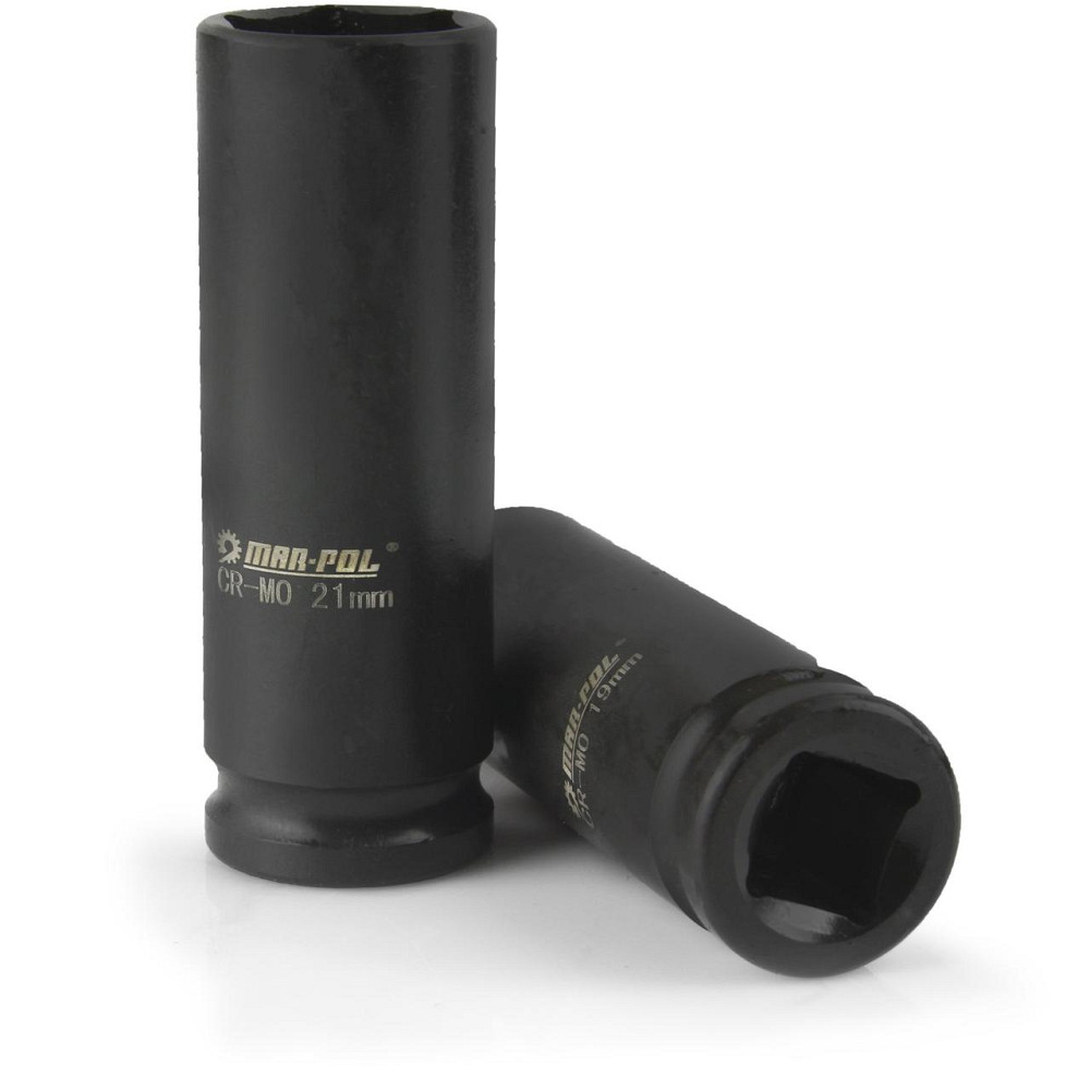 Набор длинных ударных торцевых головок 1/2 6 предметов от 10 до 21 мм Mar-Pol (M58255) Нововолынск - изображение 6