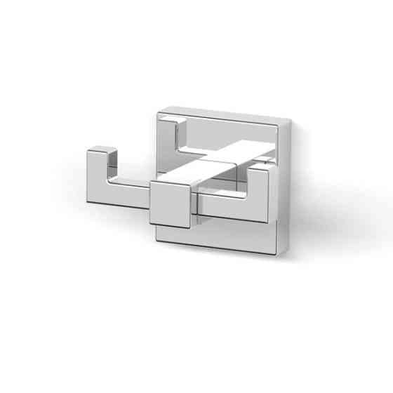 Гачок для рушників у ванну IMPRESE BILOVEC подвійний хром Київ