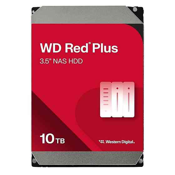 Накопичувач HDD SATA 10.0TB WD Red Plus 7200 rpm 512 MB (WD100EFGX) ( 19766 ) Харків