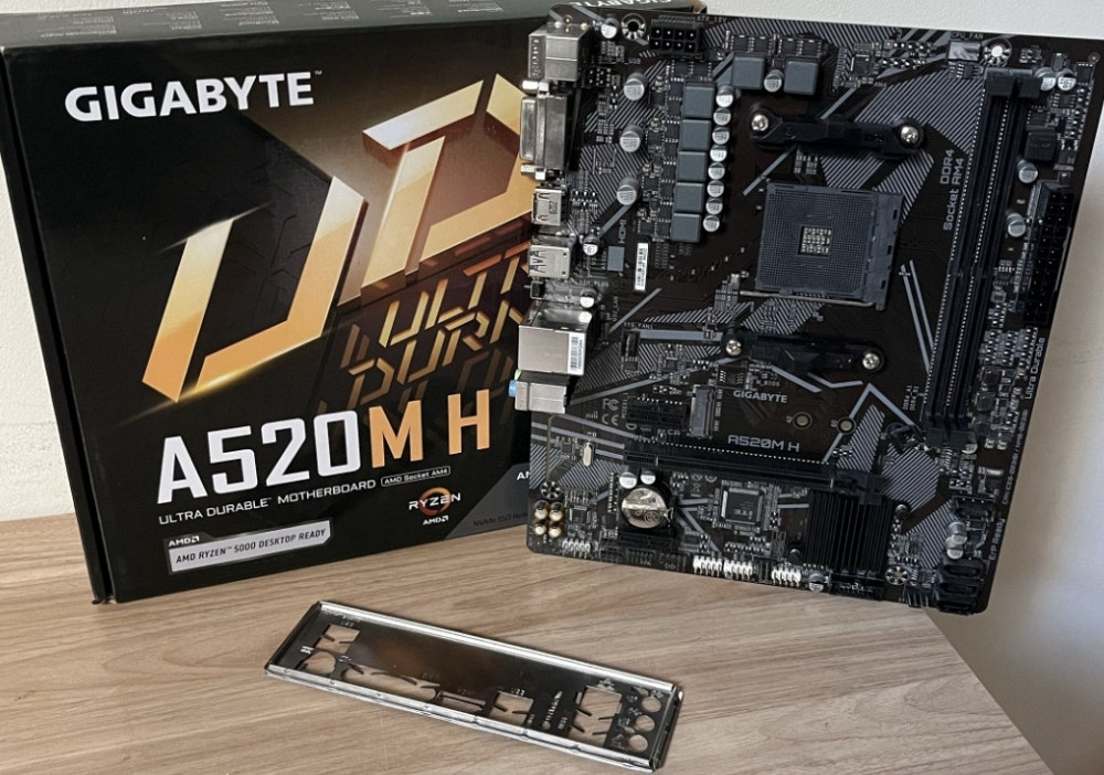 Материнська плата Gigabyte A520M H AM4 DDR4 AMD Ryzen Support. Харків - фото 7