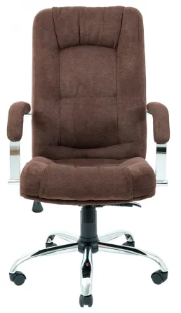 Офисное Кресло Руководителя Richman Alberto Kord 472 Хром М3 MultiBlock Коричневый Киев