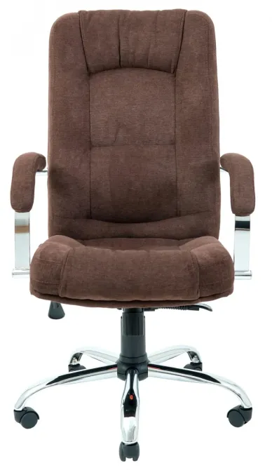 Офисное Кресло Руководителя Richman Alberto Kord 472 Хром М3 MultiBlock Коричневый Киев - изображение 2