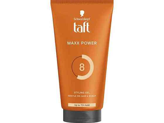 Гель для волос Maxx Power Фиксация 8, 150мл ТМ Taft Solmir Киев