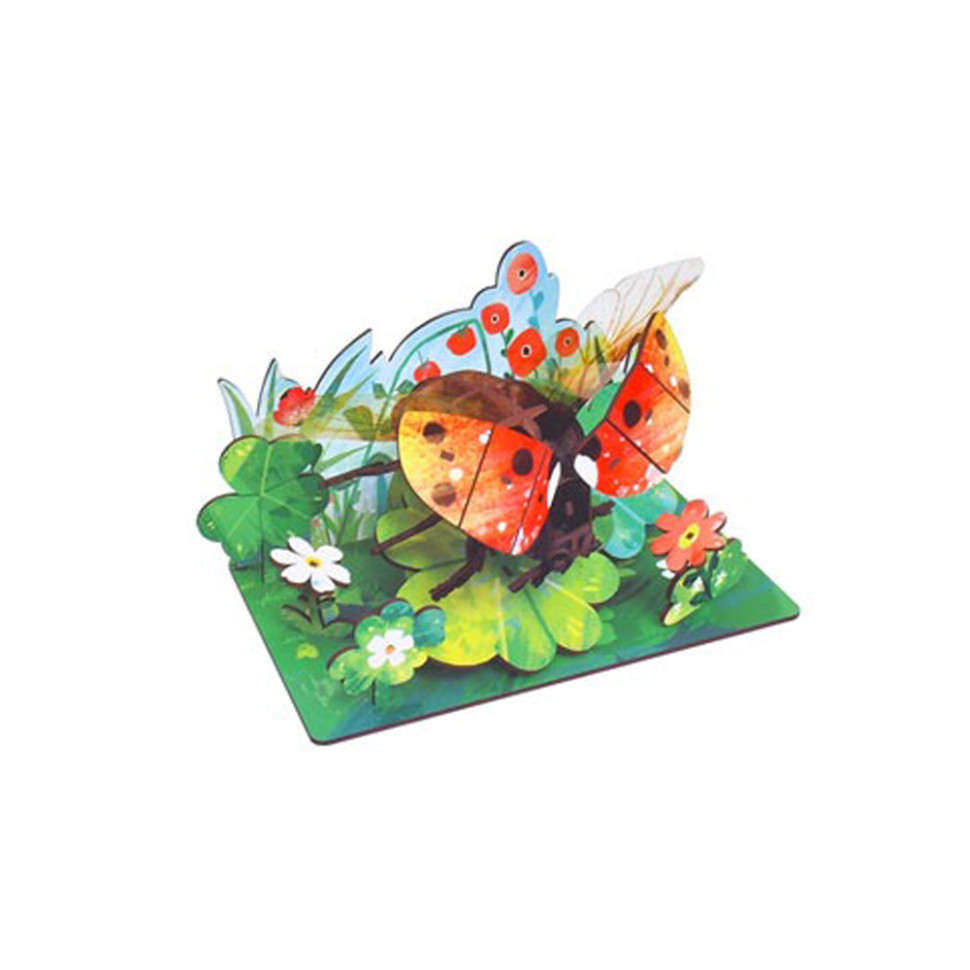 Дерев'яний пазл 3D "Ladybug" 68036W 49 деталей Вінниця - фото 1