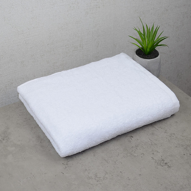 Комплект готельних рушників 3шт GM Textile 40х70см, 50х90см, 70х140см 500г/м2 (Білий) Суми - фото 2