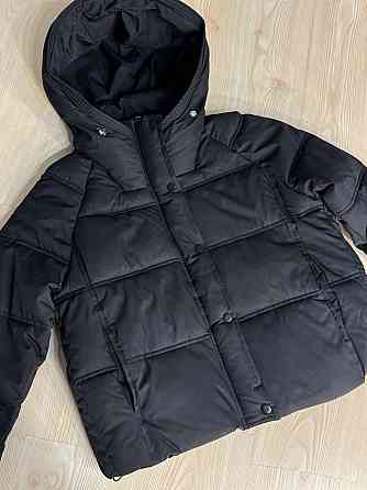 Куртка женская Haiziyuan 8589 средняя длина с капюшоном черная, Чорний, M Одесса