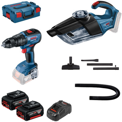 Набор электроинструментов Neo Tools 18V GSR 18V-50, GAS 18V-1, 2x5Ah, кейс (0.615.990.M44) Винница - изображение 1