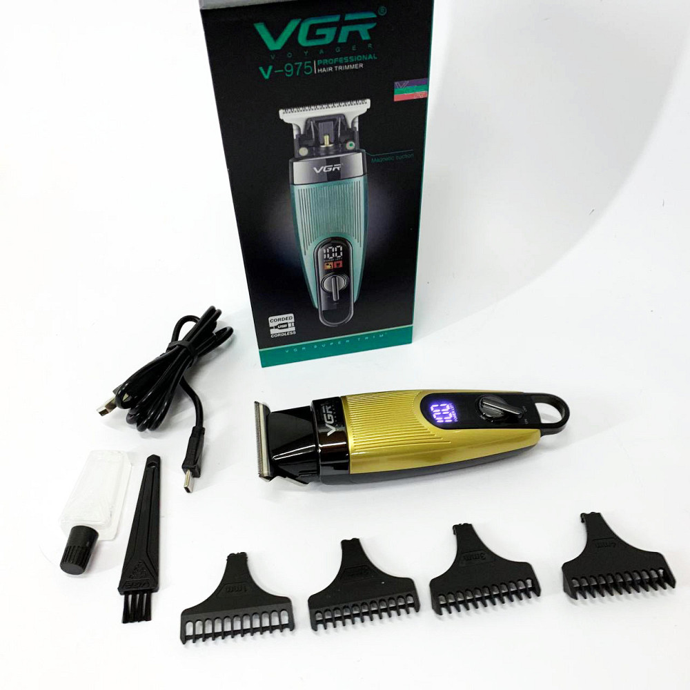 Домашня машинка акумуляторна для стрижки волосся, Тример з регульованою довжиною, Тример бездротовий YH-21 Львів - фото 6