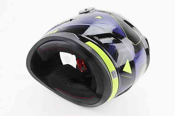 Шолом інтеграл, закритий BLD-М65 S (55-56см), ЧОРНИЙ/НЕОНОВО-ЖОВТО-СИНІЙ Киев