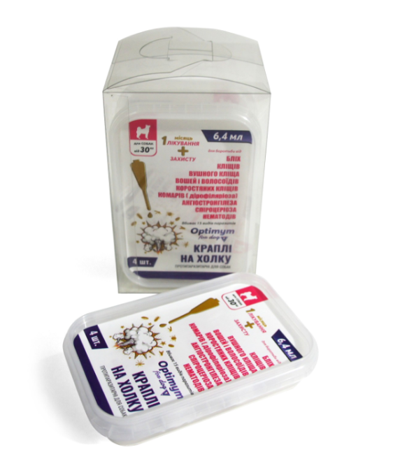 "OPTIMYM" - краплі для собак від 30 кг, 6.4 мл №4 (Круг) Київ - фото 1