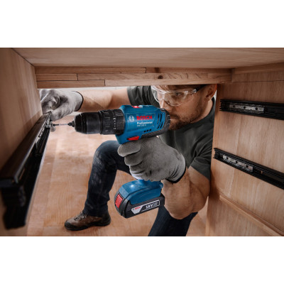 Шуруповерт Bosch GSB 183-LI 18V, 1х2Ah, 21-56Нм, 374-1815 об/хв, кейс, 1.2кг (0.601.9K9.101) Вінниця - фото 5