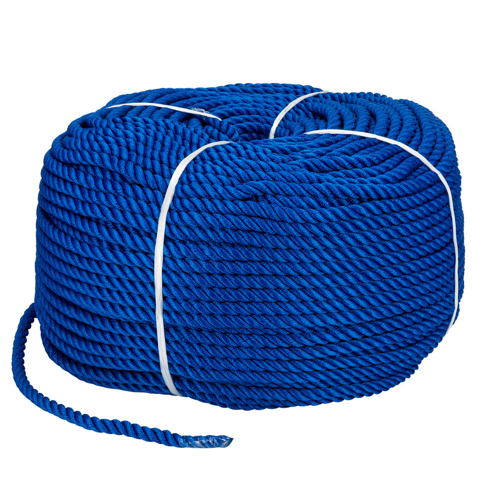 Веревка Polyester 3 Strand Rope 12Mm*200M Blue Киев - изображение 1