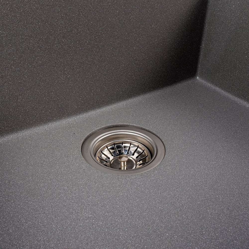 VALESO Кухонна гранітна мийка 5750 DAVINA VALESO сірий мусон Коломыя - изображение 7