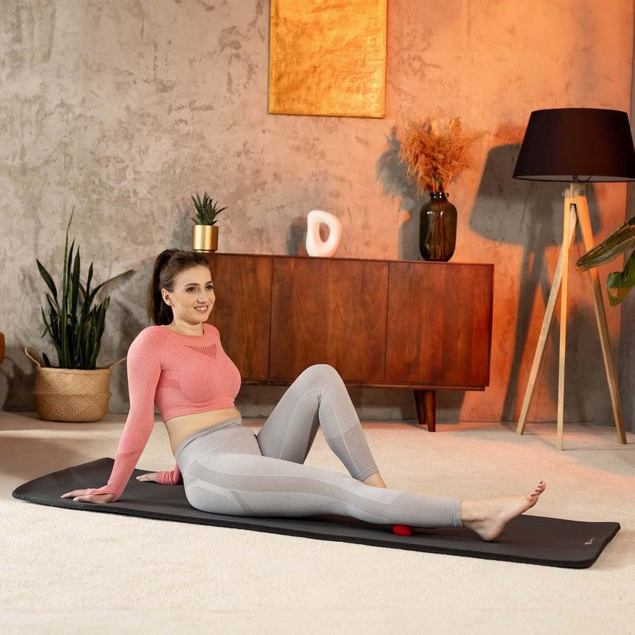 Колрик для йоги Hop-Sport HS-NB016GM NBR 1,5см черный Киев - изображение 5