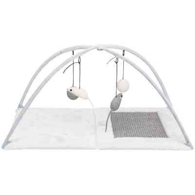 Коврик для животных Trixie игровой с царапкой 60х33х42 см Графит/светло-серый (4047974431146) Винница