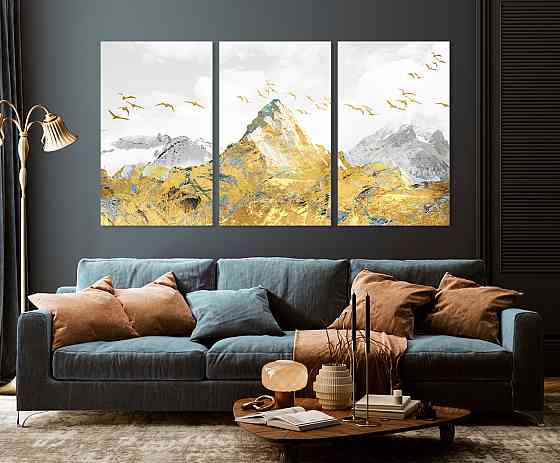 Модульная картина в гостиную / спальню   Природа     ART-173_3A 70х130 см Киев