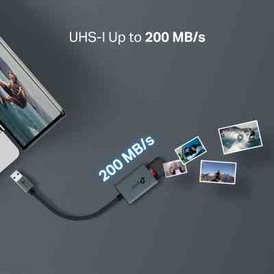 Считыватель флеш-карт TP-Link USB 2.0 to SD/TF (UA430) Винница