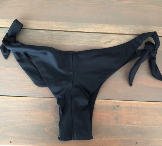 Плавки для купальника на зав`язках жіночі чорний Київ