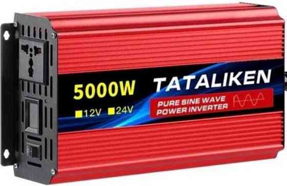 Інвертор напруги TATALIKEN 5000W 12v220v Black Red. Київ