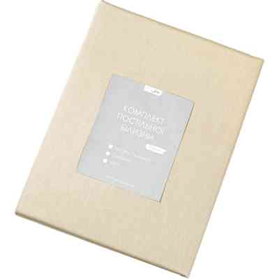 Постільна білизна Home Line Сатин Твіл (бежевий) євро (181369) Вінниця