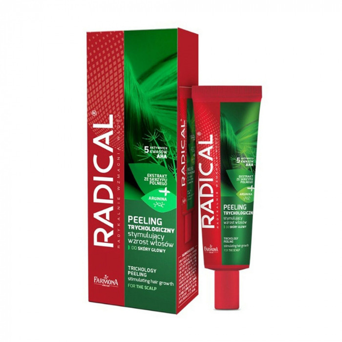 Трихологический пилинг для кожи головы для стимулирования роста волос Farmona Radical 75 мл Киев - изображение 1
