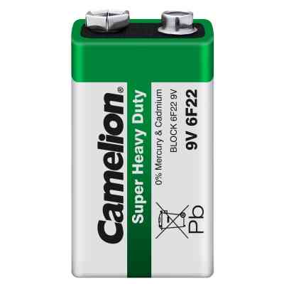 Батарейка Camelion Крона 6F22 9V Super Heavy Duty Green * 1 (6F22-SP1G) Винница