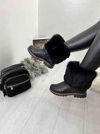 TopS Унти жіночі TopS ДК-20 чорні (зима, шкіра натуральна) (1781) лише 36р.та 37р. 37 Коломия