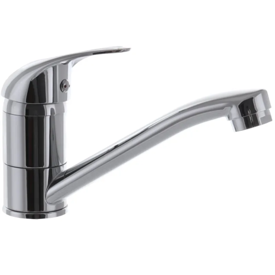 Смеситель для умывальника Gromix 004 с изливом 15 см (GR0005) Харьков