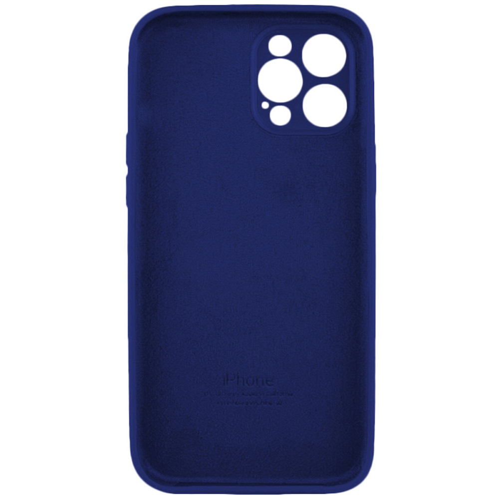 Чохол для смартфона Silicone Full Case AA Camera Protect for Apple iPhone 12 Pro 39,Navy Blue Київ - фото 2