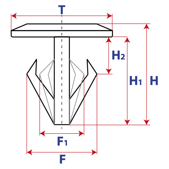 Клипса салона и багажгика Acura Honda Lexus Toyota 9046712078 748426590030 10738 Киев - изображение 3