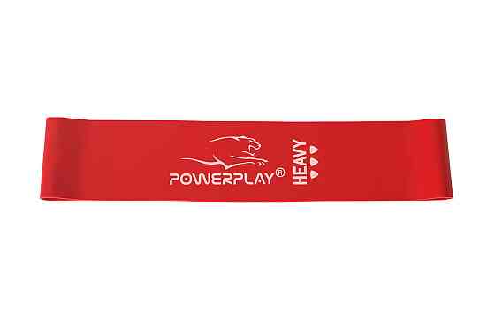 Резинка для фітнесу PowerPlay 4114 Mini Power Band 1.2мм. Heavy Червона (11 кг) Каменское