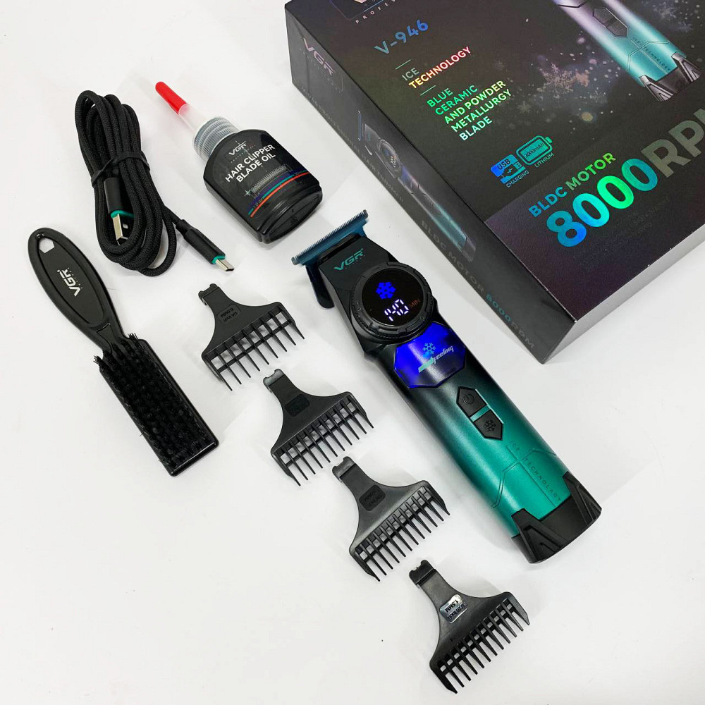 Машинка для стрижки волос с мотором, Набор для стрижки с зарядкой Практичная машинка волос ZH-75 Львов - изображение 15