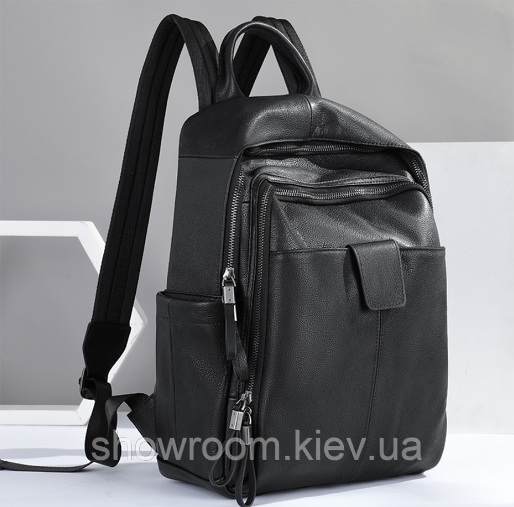 Чоловічий шкіряний рюкзак Leather Collection (9251) Київ - фото 1
