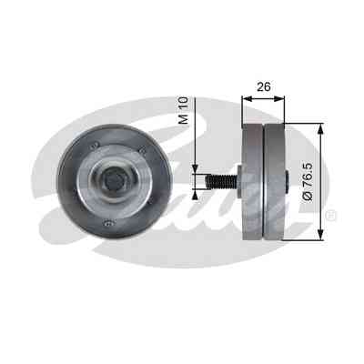 Ролик натягувача ременя Gates T36182 Вінниця