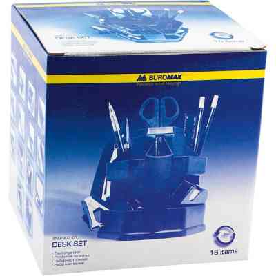 Настольный набор Buromax 16 items, black (BM.6302-01) Винница