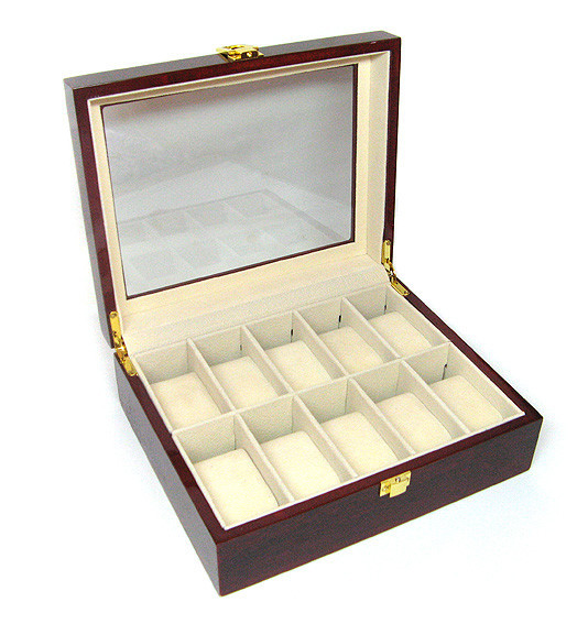 Скринька для годинника дерев'яна 10 відділень Rothenschild Київ - фото 2