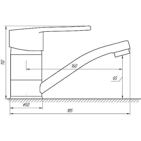 Змішувач для умивальника DOMINO SIRIUS DSV-103M (000010453) Київ