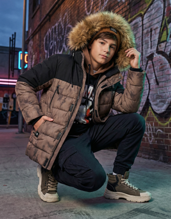 Детская зимняя курточка для мальчика варенка на холофайбере на 5,6,7,8,9,10 лет Николаев