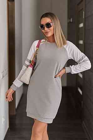 Спортивное платье из двунитки 