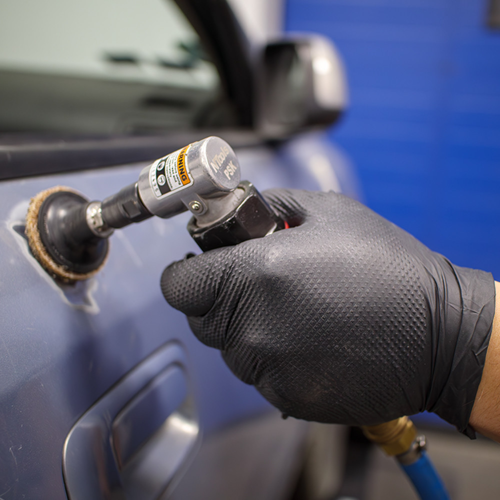 Рукавички нітрилові (0,2мм) одноразові ромбовидні 