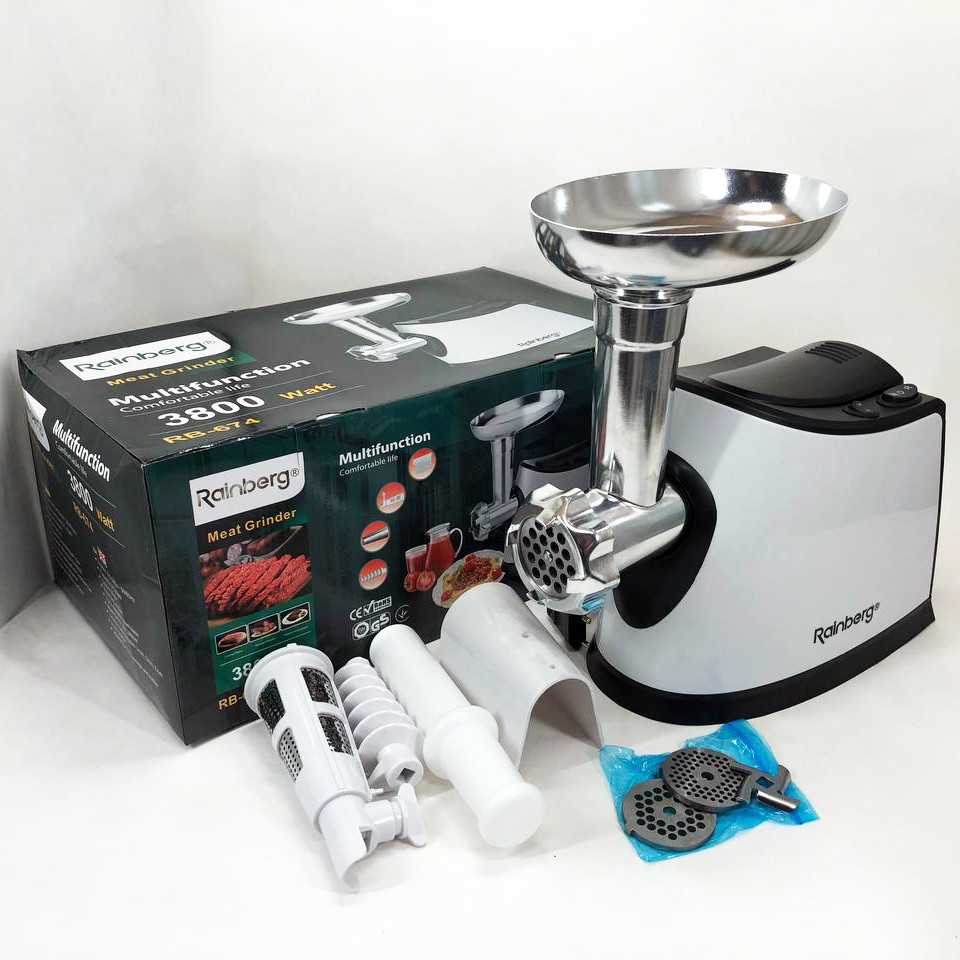 Легка у використанні м'ясорубка, Електрична м'ясорубка з дисковою насадкою 'ясорубки для ковбаси BJ-59 Івано-Франківськ - фото 2