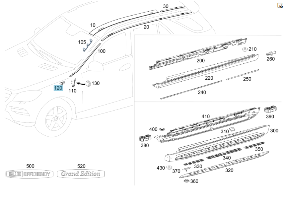 Mercedes-Benz  A1666920011 Кріпильна пластина ML GLE W166 C292 GL GLS X166 ML/GLE W166 GL/GLS X166 GLE Coupe C292 Одеса - фото 2