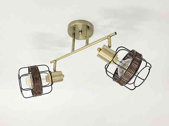 Стельова люстра на 2 плафони 91180J/2 бронза Коломия