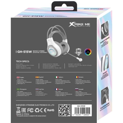 Навушники Xtrike ME GH-515 White/Grey (GH-515W) Вінниця - фото 5