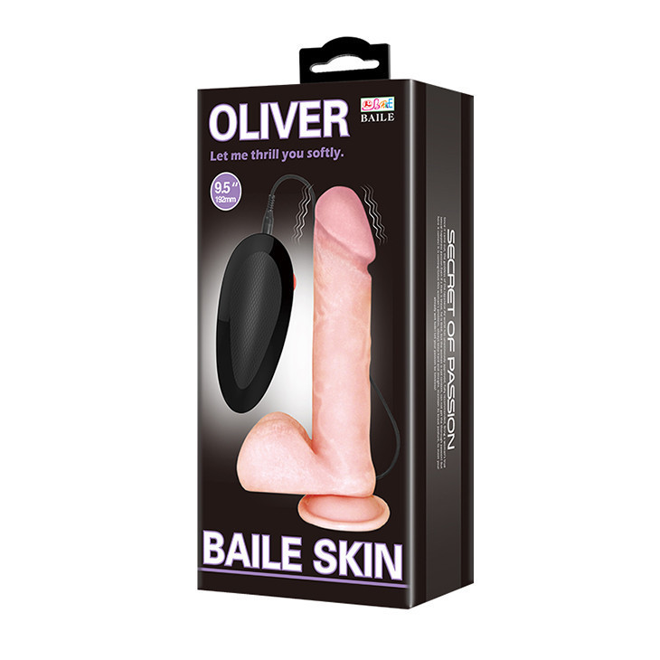 Вібратор - Oliver Vibrating Dildo Flesh Sex Aura Київ - фото 4