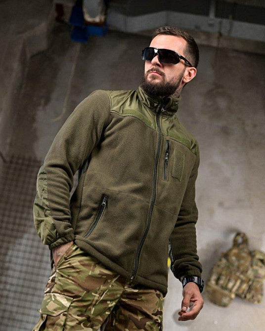 Тактическая флисовка DETROID олива ПП4744 Одесса - изображение 6