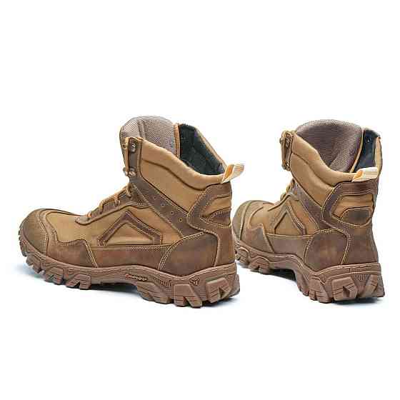 Черевики тактичні шкіряні з кордурою. Прошиті, міцні. ЗСУ 41 (27) Харків