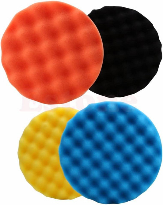 Набор полировальных насадок для шлифовки авто 6шт Киев - изображение 3