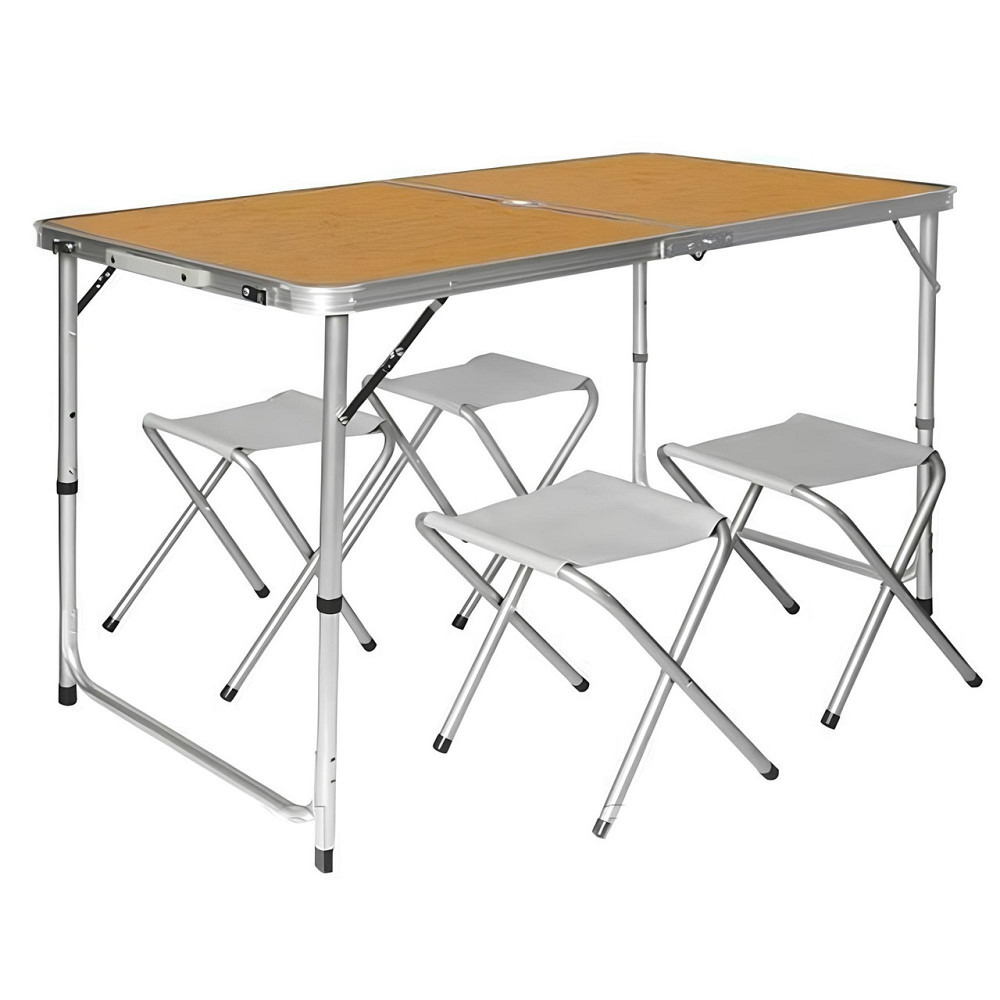 Складаний стіл для пікніка 4 стільці,120х70х60см,Бамбук SBR Київ - фото 1