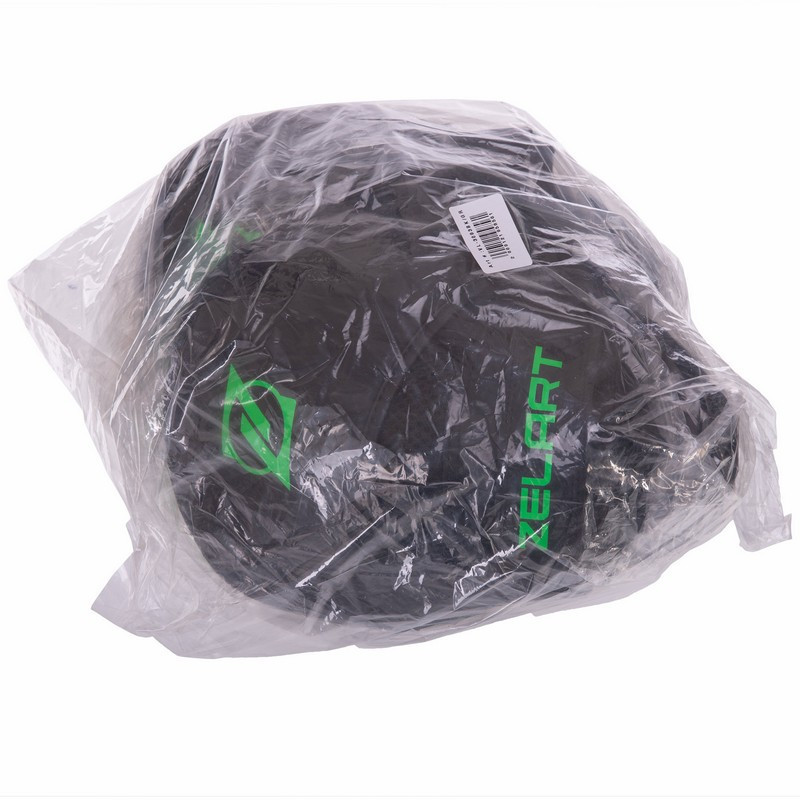 Лапа вигнута для боксу та єдиноборств ZELART VL-3093 розмір 24x18,5x5 см чорний-салатовий Київ - фото 8